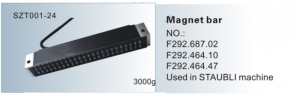 STAUBLI Magnet bar F292.687.02 – F292.464.10 – F292.464.47